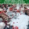Christmas Fake Snow 3-Piece Set Decorations, Snow Blanket Roll, Artificial Snowflakes, Fluffy Snow for Christmas Village Houses Display Winter White Wonderland Kitchen Table Top Decor